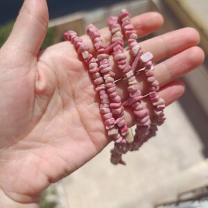 سنگ رودونیت شکسته صورتی