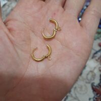 قفل گوشواره گرد  ضخیم